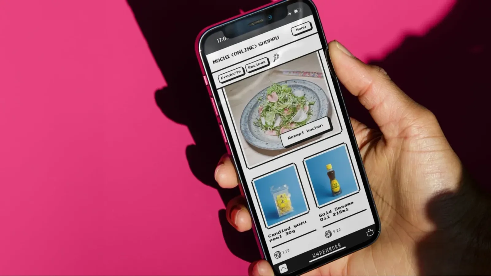 E-Commerce Shop for japanese finde dining restaurant Mochi