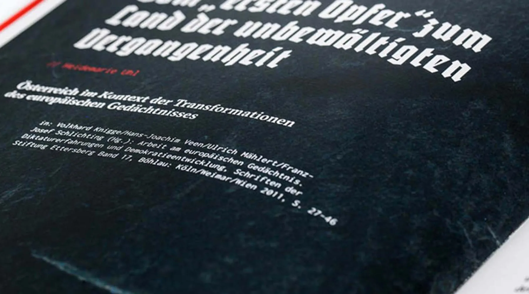 Publication about austria's nationalist past in design and culture